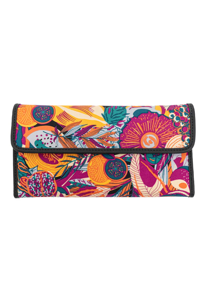 Cartera Bolsillo Negro Fruta Mexicana Negro