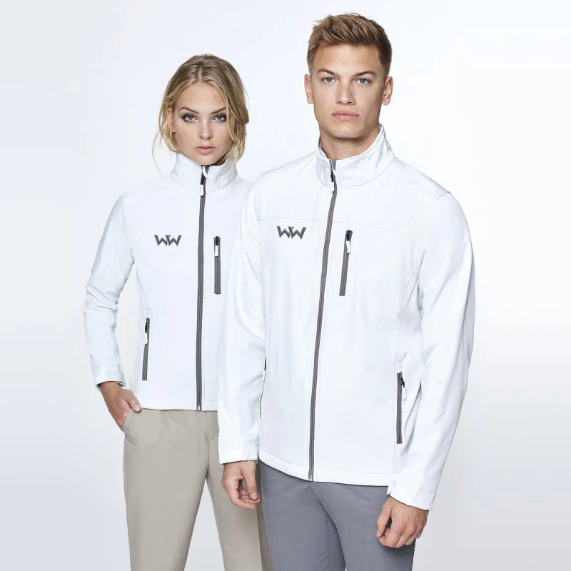 Softshell Logo Bordado mujer MOUNTAIN Blanco Perla - Imagen 7