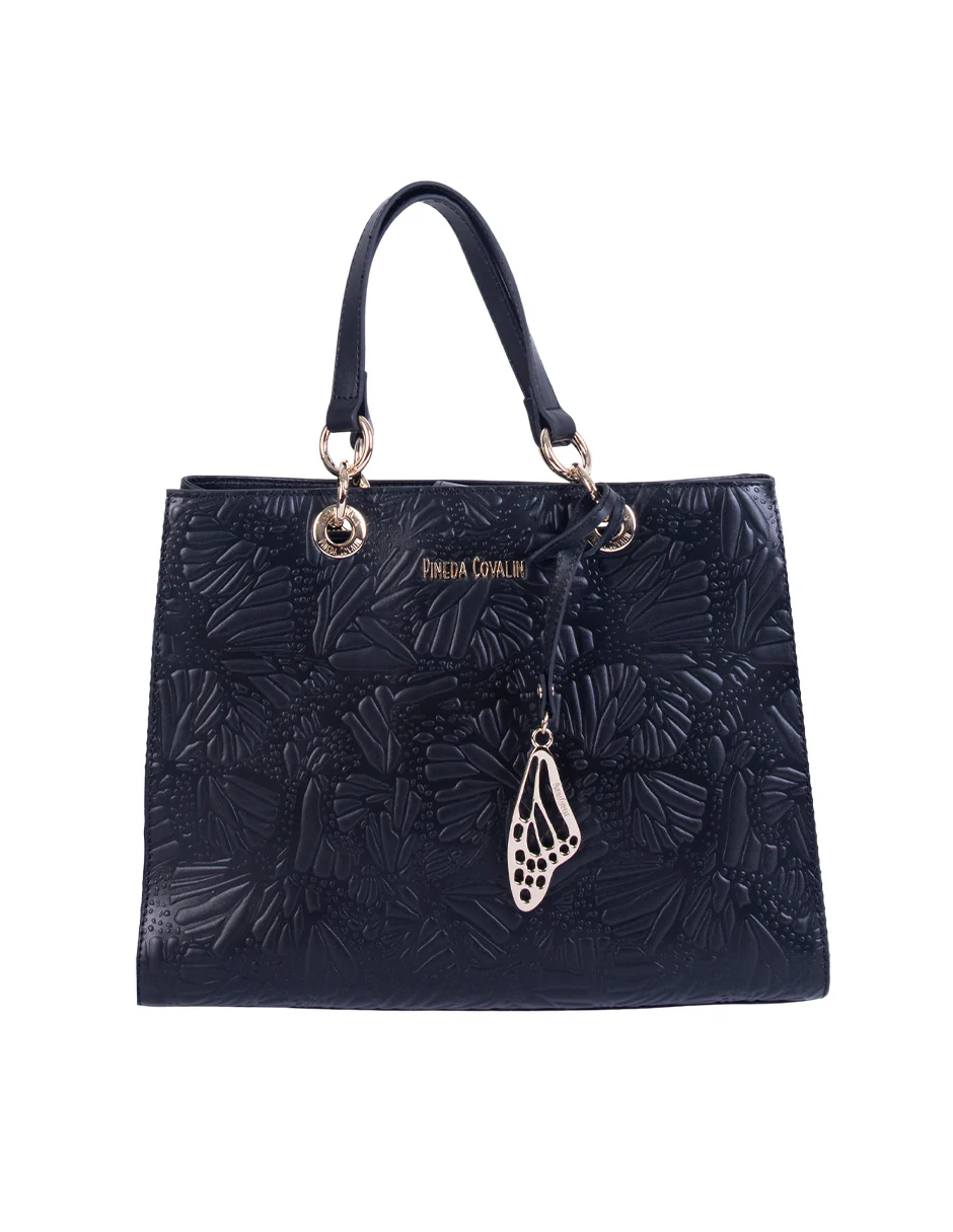 Bolsa Kaxan Piel Grabado Mariposa - Imagen 9