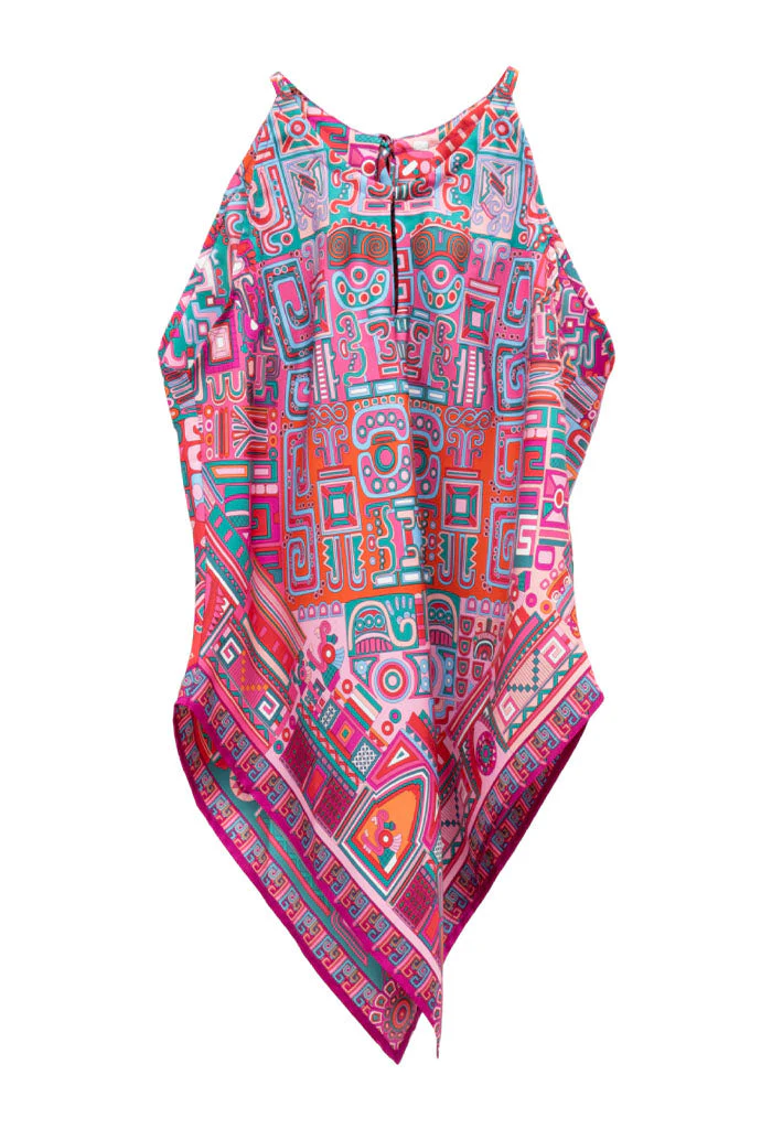 Blusa Cuello Ajustable Ruta Puuc